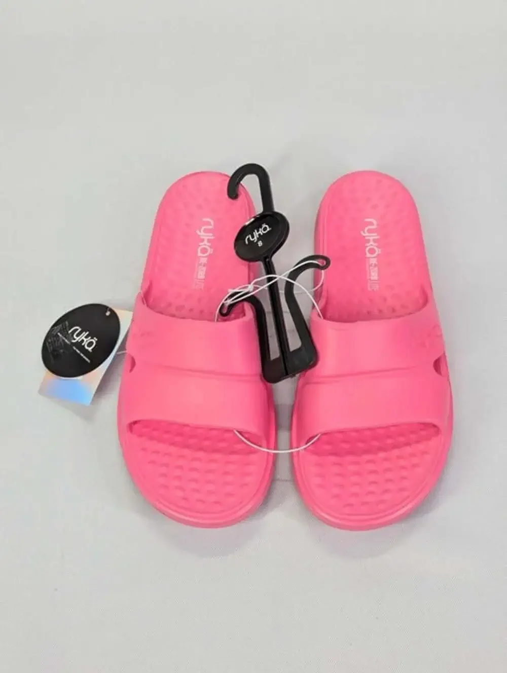 Ryka Women's Restoreslide Recovery Slide in Hot Pink Size 8 M (MSRP $50)